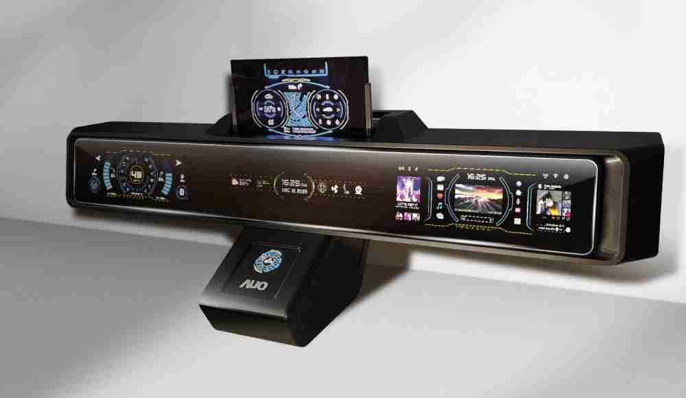 EBpayMicro LED沉浸式车舱显示方案结合 可卷式、、、、可伸缩的Micro LED应用并可呈现不同的质感纹路，，展现人性化设计